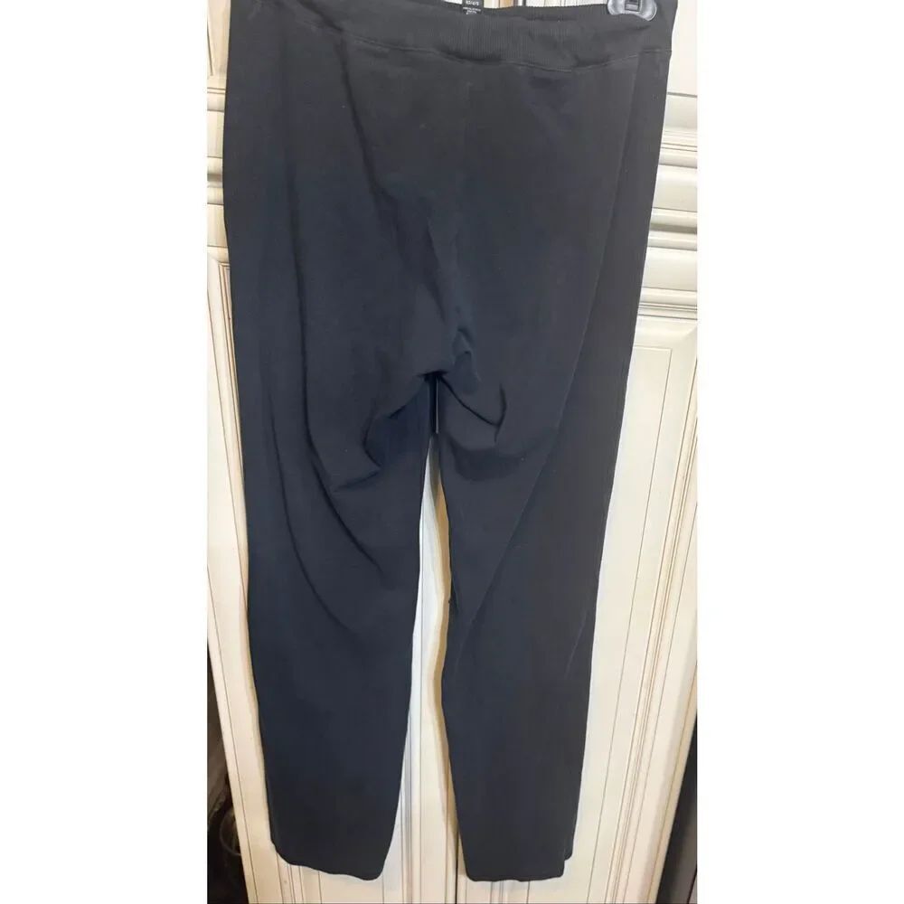 SKIMS Women's High Rise Cotton Jersey Wide Leg Pants Black Size Small - Picture 4 of 11